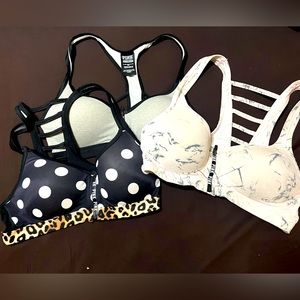 3 pack ultimate bras by Victoria’s Secret